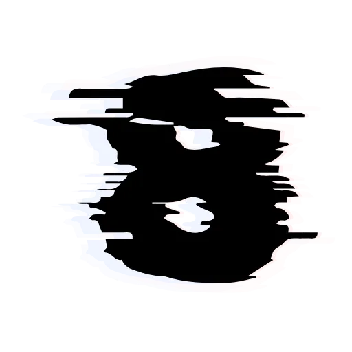 8️⃣ Эмодзи «Glitch Font» для Telegram
