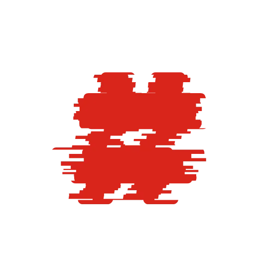 ♦️ Эмодзи «glitchy alphabet» для Telegram