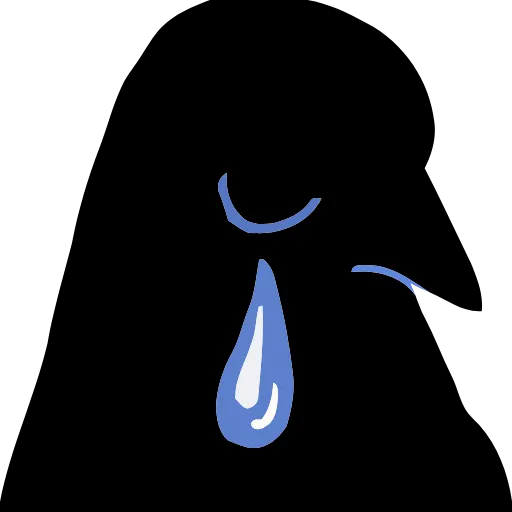 😢 Эмодзи «Crow» для Telegram