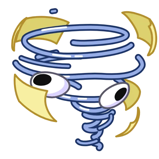 🌪 Стикер «Glitter Pin» для Telegram