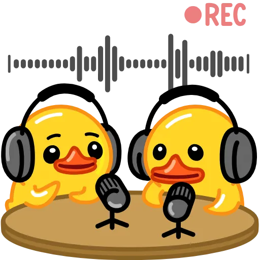 🎤 Стикер «Telegram Duck» для Telegram