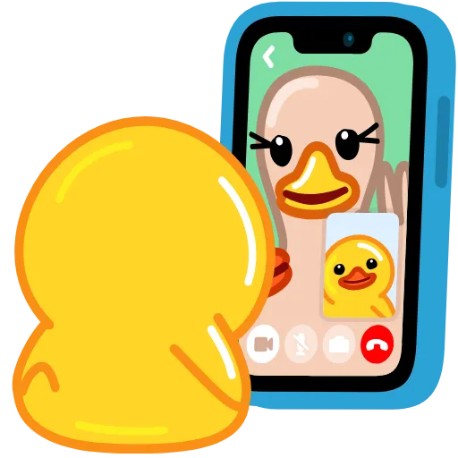 😊 Стикер «Telegram Duck» для Telegram