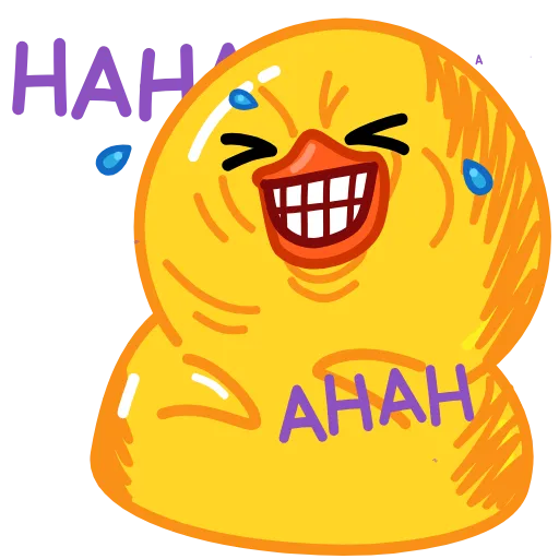 😂 Стикер «Telegram Duck» для Telegram