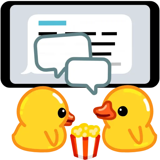 💬 Стикер «Telegram Duck» для Telegram