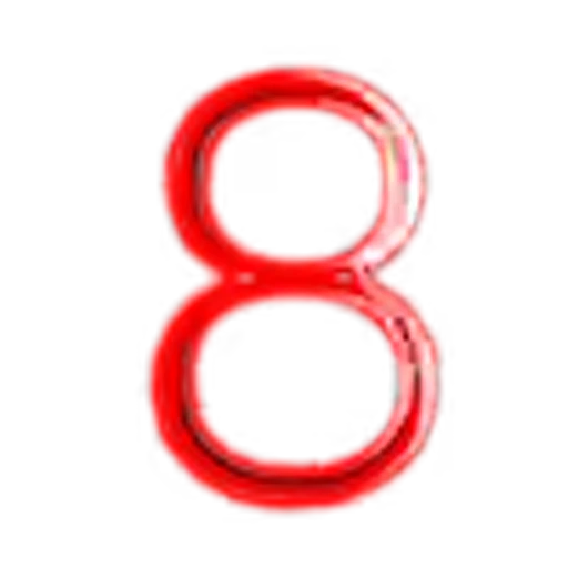8️⃣ Эмодзи «Red Blue glitter font» для Telegram