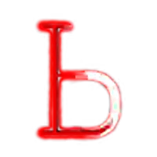 🔺 Эмодзи «Red Blue glitter font» для Telegram