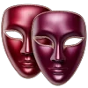 🎭 Эмодзи «glossy burgundy» для Telegram