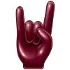 🤟 Эмодзи «glossy burgundy» для Telegram