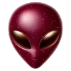 👽 Эмодзи «glossy burgundy» для Telegram