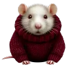 🐭 Эмодзи «glossy burgundy» для Telegram