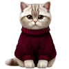 Стикерпак glossy burgundy для Telegram
