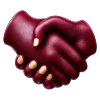 🤝 Эмодзи «glossy burgundy» для Telegram
