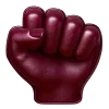 ✊ Эмодзи «glossy burgundy» для Telegram