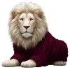 🦁 Эмодзи «glossy burgundy» для Telegram