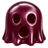 👻 Эмодзи «glossy burgundy» для Telegram