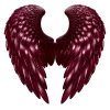 🪽 Эмодзи «glossy burgundy» для Telegram