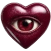 ❤️ Эмодзи «glossy burgundy» для Telegram