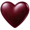 🤎 Эмодзи «glossy burgundy» для Telegram