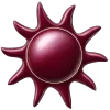 🌞 Эмодзи «glossy burgundy» для Telegram