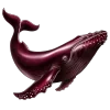 🐋 Эмодзи «glossy burgundy» для Telegram