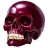 💀 Эмодзи «glossy burgundy» для Telegram