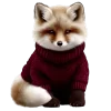 🦊 Эмодзи «glossy burgundy» для Telegram