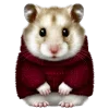 🐹 Эмодзи «glossy burgundy» для Telegram