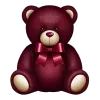 🧸 Эмодзи «glossy burgundy» для Telegram