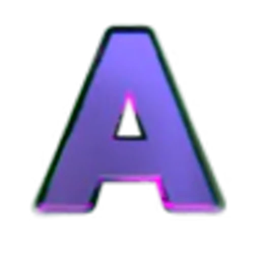 Эмодзи Glowing Edge Font для Telegram — скачать
