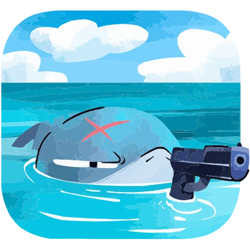 🔫 Эмодзи «Глуббер» для Telegram