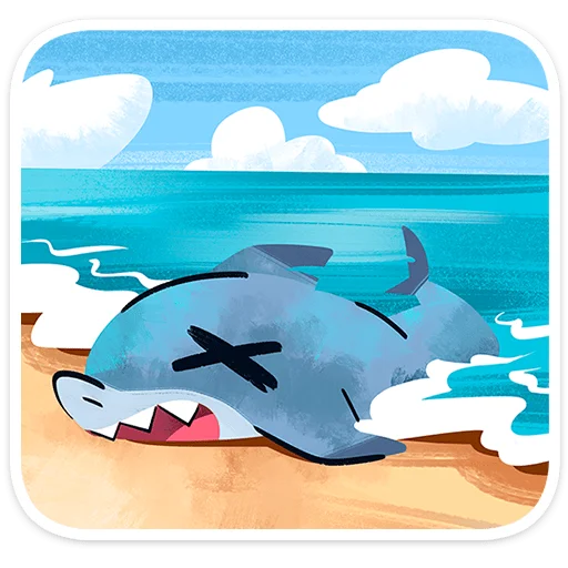 😵 Стикер «Глуббер» для Telegram