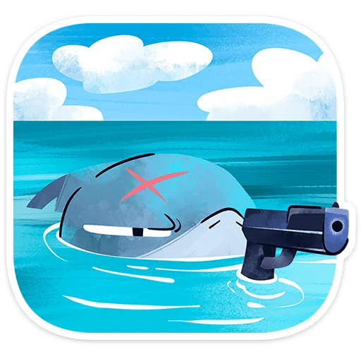 🔫 Стикер «Глуббер» для Telegram