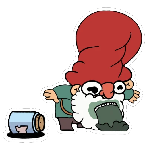 🤮 Стикер «Good Gnomes» для Telegram