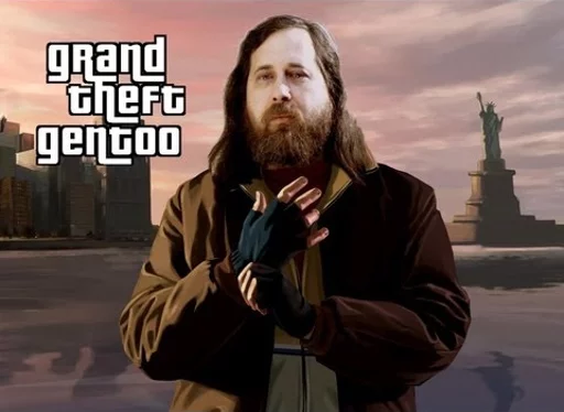 💾 Стикер «GNU/Memes» для Telegram
