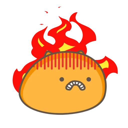 😡 Стикер «Go! Dango!» для Telegram