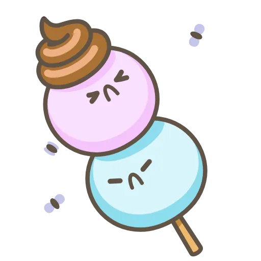 💩 Стикер «Go! Dango!» для Telegram