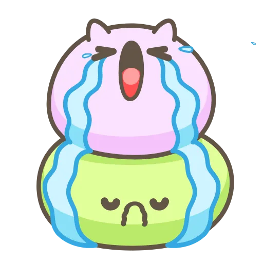 😭 Стикер «Go! Dango!» для Telegram