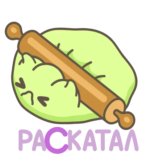 🫠 Стикер «Go! Dango!» для Telegram