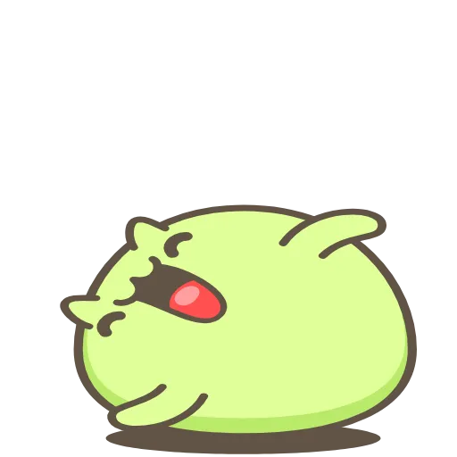 🙃 Стикер «Go! Dango!» для Telegram