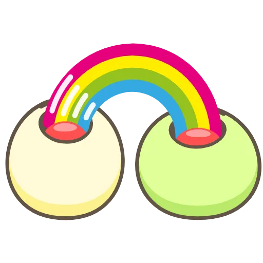 🌈 Стикер «Go! Dango!» для Telegram