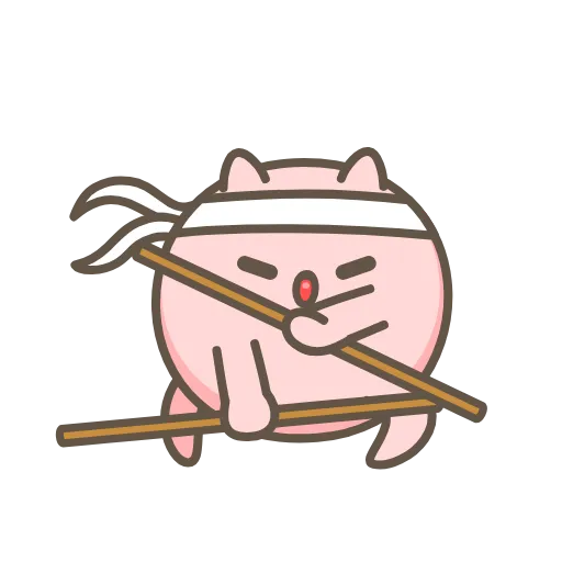 🥷 Стикер «Go! Dango!» для Telegram