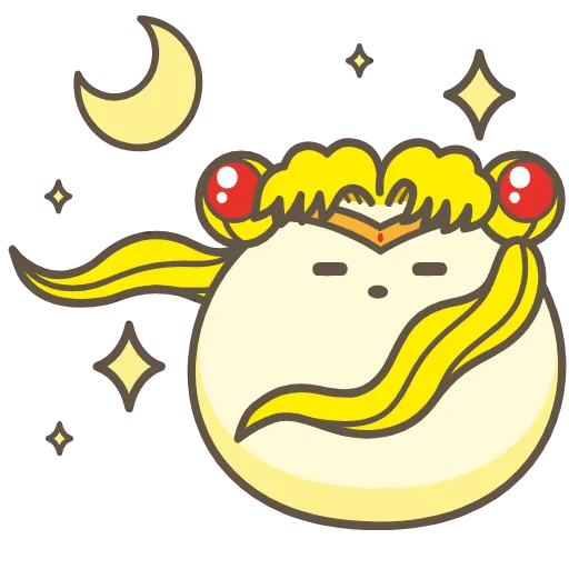 👸 Стикер «Go! Dango!» для Telegram