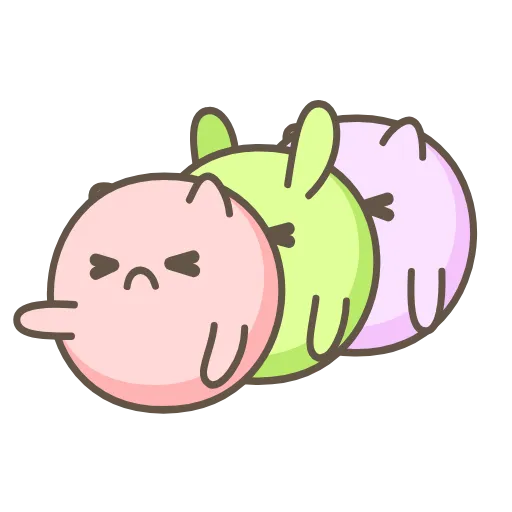 🍡 Стикер «Go! Dango!» для Telegram