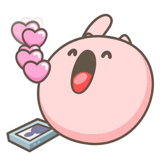 ❤️ Стикер «Go! Dango!» для Telegram