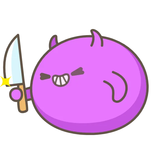 🔪 Стикер «Go! Dango!» для Telegram
