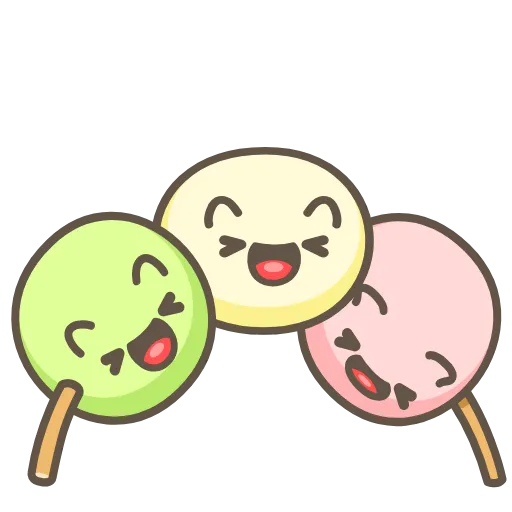 😂 Эмодзи «Go! Dango!» для Telegram