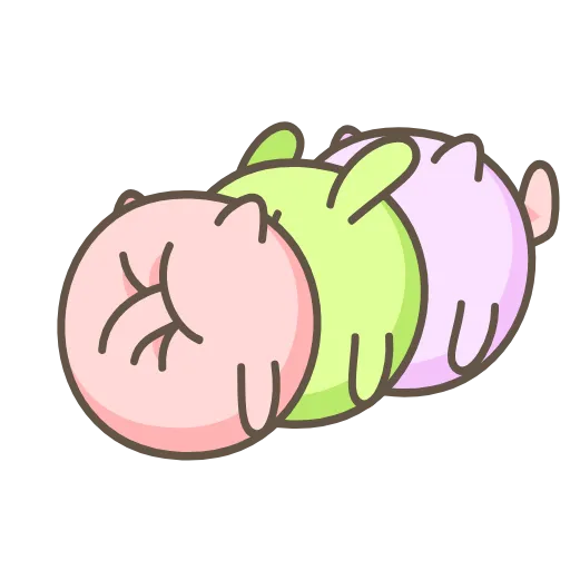 🤦‍♂ Эмодзи «Go! Dango!» для Telegram