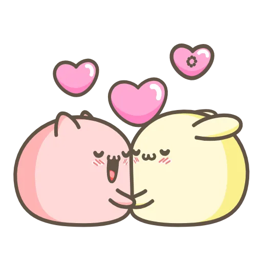 👩‍❤️‍👨 Эмодзи «Go! Dango!» для Telegram