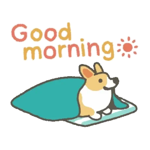 🤗 Стикер «Good Morning» для Telegram