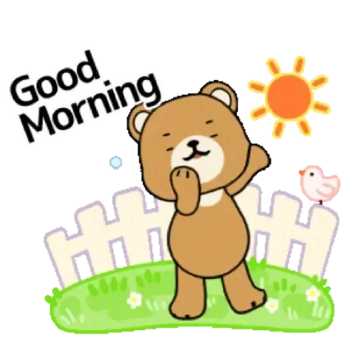 🤗 Стикер «Good Morning» для Telegram